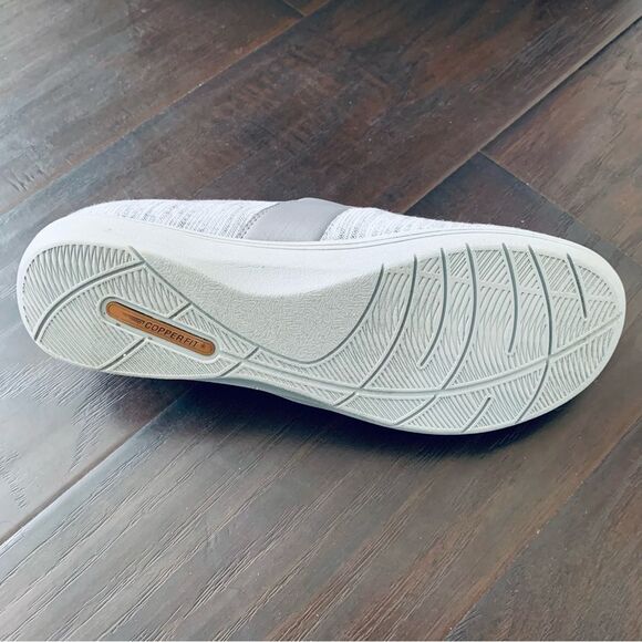 NWT Copper Fit Restore A Line Women's Gray Walking Slip-on Tennis Shoes Size 9.5 - Picture 3 of 8